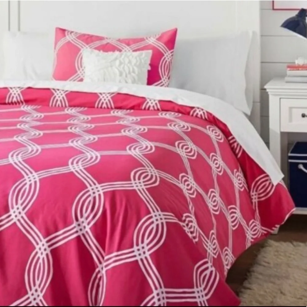 🌸New🌸 Twin Pottery Barn Infinity Duvet Cover NWT